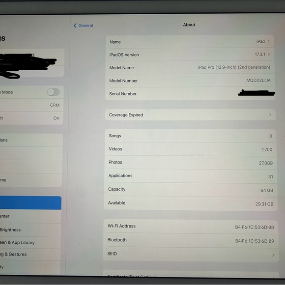 iPad Pro Gen 2. Comes with case and keyboard. - Picture 3 of 3